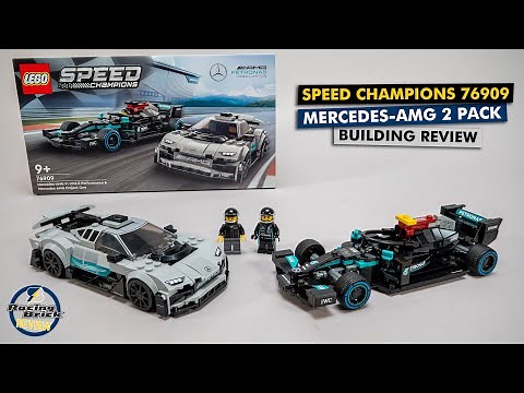 LEGO Speed Champions 76909 Mercedes-AMG F1 W12 & Project One detailed building review