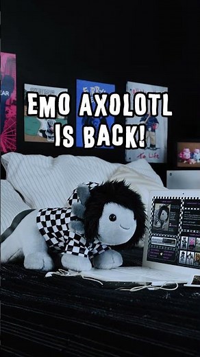 Emo Axolotl is BACK Online at Build-A-Bear