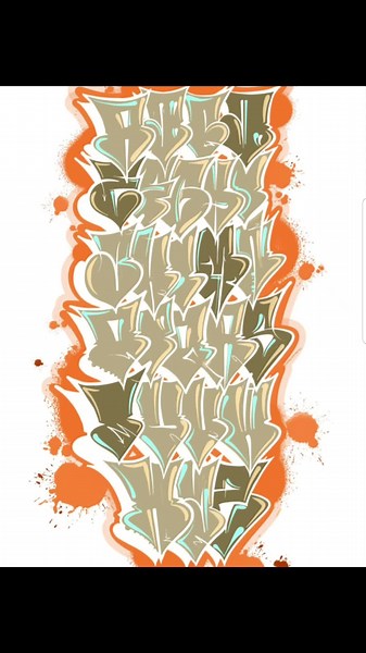 alphabet graffiti throw up#murs #streetart #graffitiart #graffiti #markers #alphabet #throwup #graffitithrowup