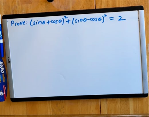 Math_Pi_Roots on Instagram: "The Proving Trig Identities Series: Proof #1 We’ll work on tricky proofs step by step with simple explanations, clear strategies, and lots of practice! #precalculus #trigonometry #math #proof #cosine #sine #sinx #cos"