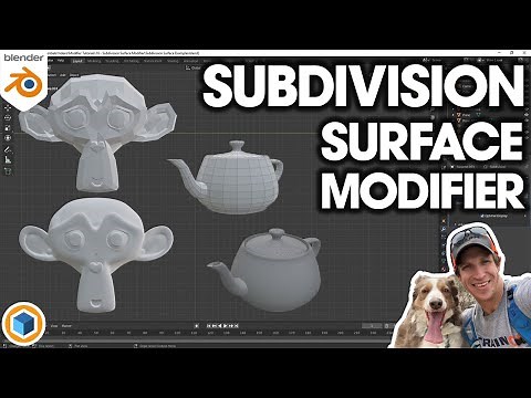 Using the SUBDIVISION SURFACE Modifier in Blender - Beginner Tutorial