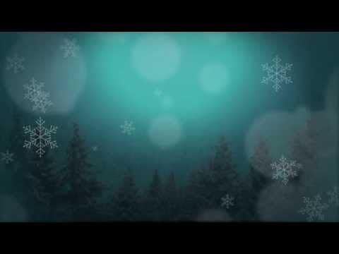 Winter Christmas Scene Moving Background - Christmas Loop