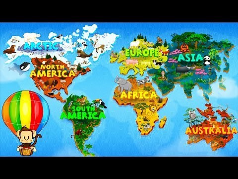 Monkey Preschool Animals - Learn Animals Name and Sound - Play Educational Learning Games for Kids