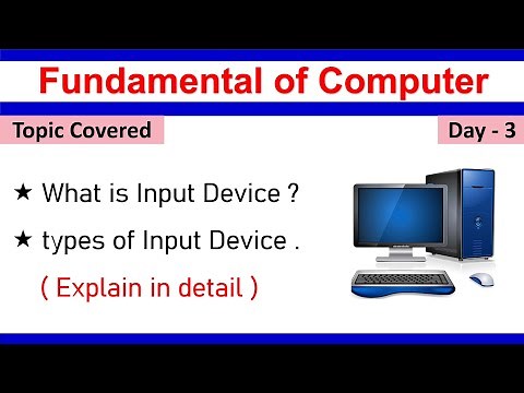 What is Input device | types of input device | KeyPoints Education