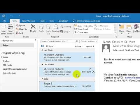 How to zip mails in Outlook