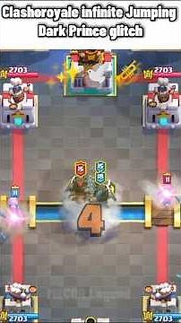 Clashoroyale Infinite Jumping Dark Prince Glitch with make Ultimate sound