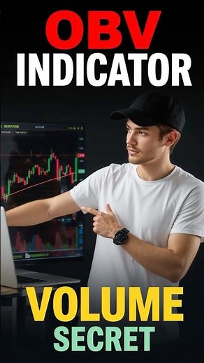 “OBV Indicator Explained in 1 Minute | Smart Money Volume Secret!” #trading #stockmarket #crypto