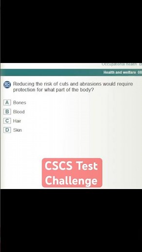 CSCS Test UK | CSCS Card UK 2024| #constructionsafety #cscscard #buildingcareers #english #exam
