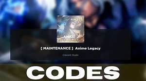 Anime Legacy codes (2024)
