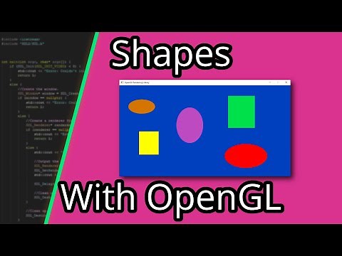 Draw 2D Shapes C++ OpenGL from Scratch