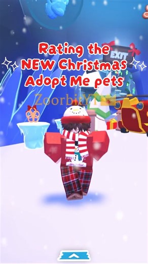ADOPT ME: Rating NEW Christmas Pets #roblox #adoptme #adoptmeroblox #adoptmepets #adoptmetrades