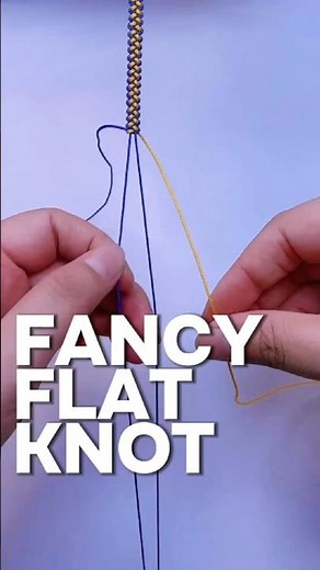 Fancy Flat Knot Tutorial | Handmade Bracelet | DIY Bracelet with Thread
