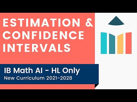 Estimation & Confidence Intervals [IB Math AI HL]
