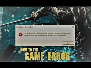 How to fix "VCRUNTIME140.DLL" and "MSVCP140.DLL" Error on pc 100% WORKING