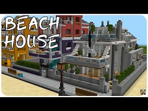 How to Build a Beach House in Minecraft | Minecraft Beach House Tutorial