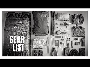 2021 Ultralight Backpacking Gear List - MYOG