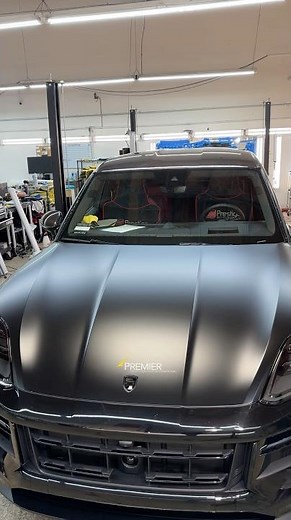 Porsche Cayenne Turbo GT | Full Hood: SatinGuard PPF Installation