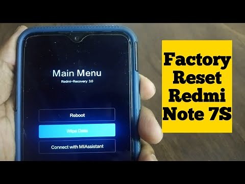 How to factory Reset Redmi Note 7S Smartphone | Factory Reset Setting