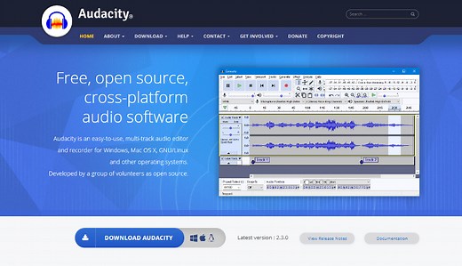 Audacity - Grabador y editor de audio multipista