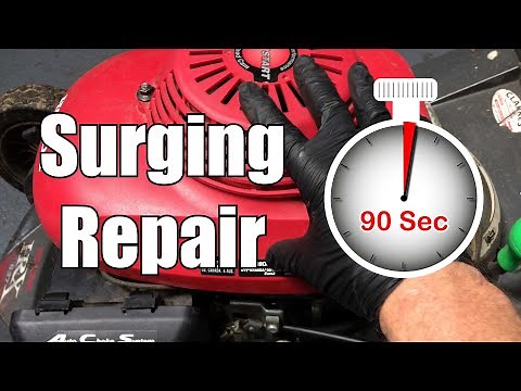Lawn Mower Surging Causes
