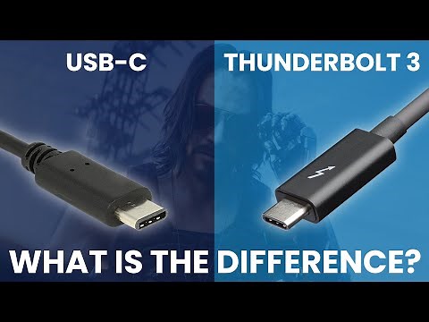 Thunderbolt 3 vs. USB-C - What Is The Difference? [Simple Guide]