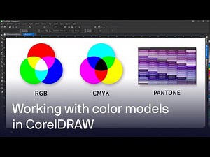 Converting color models like RGB, CMYK, and Pantone in CorelDRAW | Tutorial