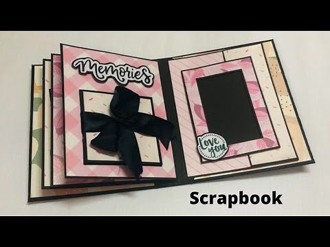 Scrapbook For Beginners | How To Make Scrapbook | DIY Scrapbook Tutorial | Crafteholic