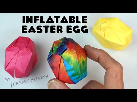 Inflatable Easter Egg - Pure Origami