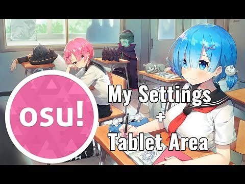 My Osu! Settings + Tablet Area!