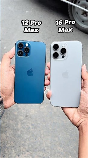 iPhone 12 Pro Max Vs iPhone 16 Pro Max || Camera Zoom Test! #shorts