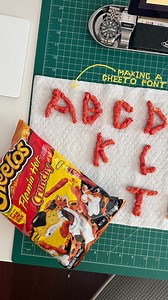 Create Your Own Custom Hot Cheeto Font!