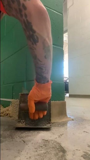 Epoxy cove base outside corner install.