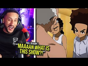 100% Genuine First Time Watching THE BOONDOCKS Season 1 (Full Binge)