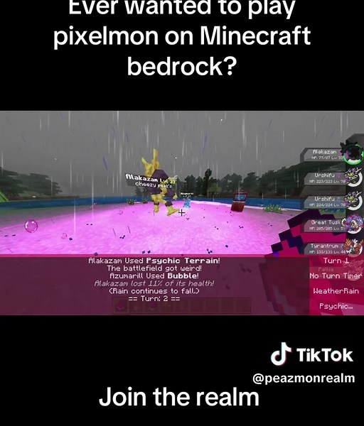 Join PeazMon: Your Minecraft Pixelmon Adventure