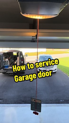 How to service your garage door #garagedoor #garagedoorrepair #howto #garagedoormedia