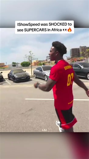 IShowSpeed's Reaction to Supercars in Africa
