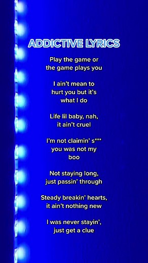Play the Game - Addictive Lyrics and Song Analysis