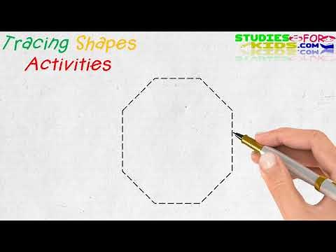 Tracing shapes worksheets for kindergarten free printable pdf