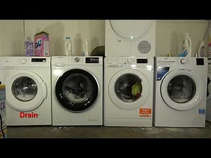 Wash race - Beko energy spin vs. indesit innex vs. Hisense vs. logik / 20-minute wash