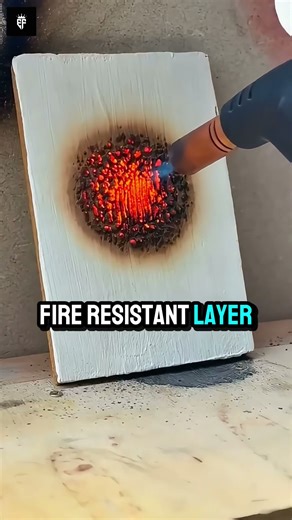 A fireproof magic paint