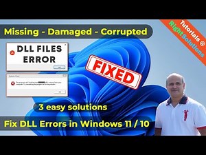How to Fix DLL Errors in Windows 11 | Fix All missing or Corrupted DLL errors in Windows 11 - 10