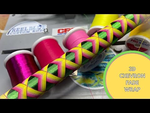 3D Four Color Chevron Fade Wrap: Custom Rod Building