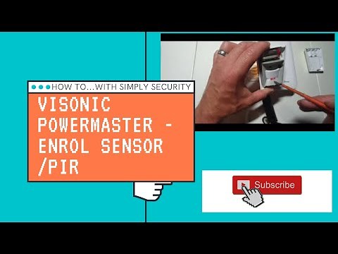 The easy way to enrol a Visonic Powermaster Sensor into a Visonic Powermaster alarm system.