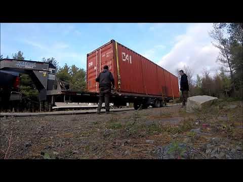 Shipping Container Transport Self Load and Unload