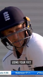 48K views · 689 reactions |  Using your feet... Joe Root with the perfect demonstration   #r66tacademy | The Root Academy | Facebook