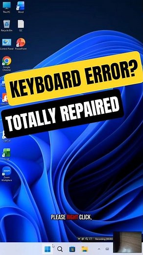 🔥 Fix Keyboard Not Working on Windows 11 in Seconds! (Super Easy)