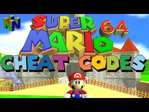 Super Mario 64 Cheat Codes (Gameshark Codes)