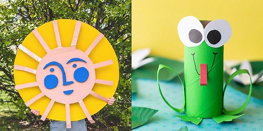 These Recycled Crafts for Kids Are Fun and Easy to Do at Home
