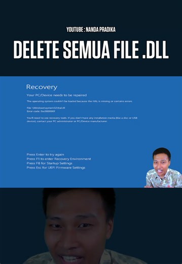 Dampak Menghapus Semua File DLL di Windows