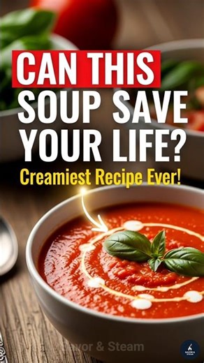 The Best Tomato Basil Soup You’ll Ever Make! 🍅🥣